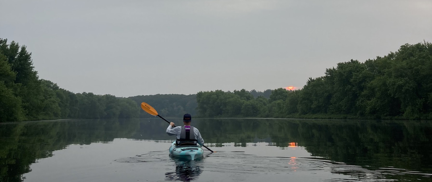 A sunrise paddle along the Concord River through the Carlisle, Bedford and Billerica